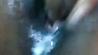 Ebony Creamy Solo with Sex Toy on Webcam