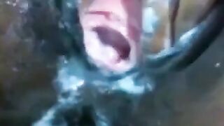 Ebony Creamy Solo with Sex Toy on Webcam