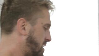 Doctor Wesley Woods examines Michael Romans hole