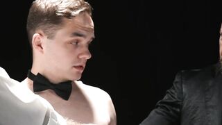 Marcus Rivers sucks while DILF rims his hot hungry ass deep