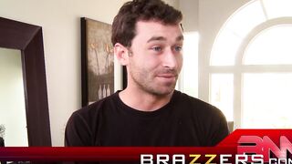 BRAZZERS - Slutty Reporters Erica Fontes & Lizz Tayler Share Long Cock