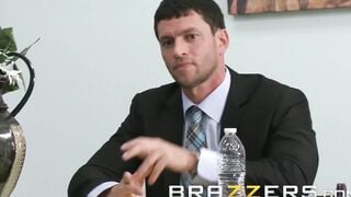 Brazzers - Aimee Ebony Shows off her Anal Business Plan