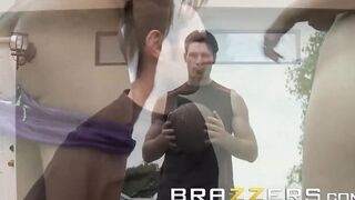 BRAZZERS - Post Bball Three-Way with Alanah Rae & Haley Cummings