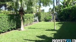PropertySex Sexsual tenant Julie Kay busted avoiding her landlord