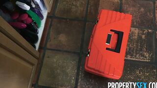propertysex - beauty thin rental agent rams handyman's dick