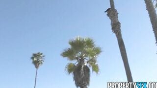 PropertySex - goddess Italian tourist fucks her American couch surfing host