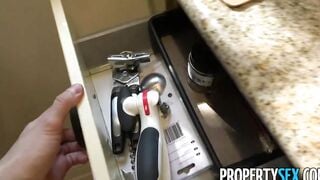 PropertySex - goddess Italian tourist fucks her American couch surfing host