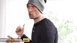 Brazzers - Turned On Step Milf Holly Hotwife goes down on her new Step Son