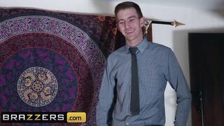 Brazzers - Hippie Step Daughter Rebecca Volpetti Blows off new Stepdad