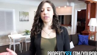 PropertySex - College schoolgirl fucks Beauty booty real estate agent