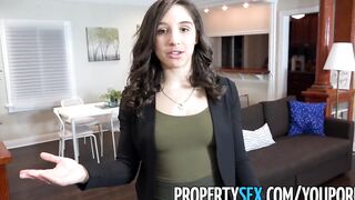 PropertySex - College schoolgirl fucks Beauty booty real estate agent