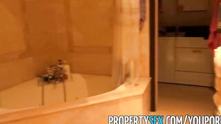 PropertySex - Rich home buyer fucks pretty Hottie real estate agent