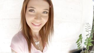 Gives Me Pink presents Alexis Brill having fun alone mastubating