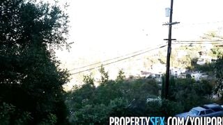 PropertySex - Ginger real estate agent fucks her client