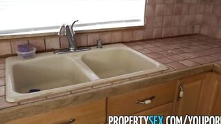 PropertySex - House flipping real estate agents fucks her handyman