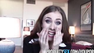PropertySex - Geek loses virginity to smoking beauty real estate agent
