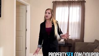 PropertySex - Wicked fine real estate agent fucks her new sugar daddy