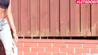 LETSDOEIT - Chocolate Skin Brazilian Sexy Luna Corazon Insane Solo Play With Dildos