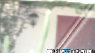 PropertySex - beauty fiance recently divorced with house for sale lusty for penis