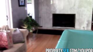 PropertySex - beauty fiance recently divorced with house for sale lusty for penis