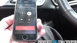 PropertySex - Long booty Hispanic real estate agent tricked inside amateur sex sex tape