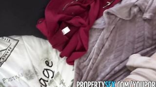 PropertySex - Long booty Hispanic real estate agent tricked inside amateur sex sex tape