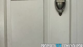 PropertySex - Stunning-looking real estate agent sex with renter into apartment