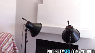 PropertySex - Stunning-looking real estate agent sex with renter into apartment