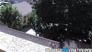 PropertySex - Stunning-looking real estate agent sex with renter into apartment