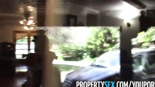 PropertySex - Adorable thin real estate agent has sex with client