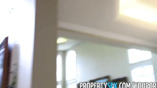 PropertySex - Super real estate agent with tight skinny body fucks to sell house