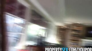 PropertySex - hot young african real estate agent private sex scene with fake client