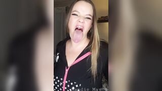 Mandie Maytag:  The Pornstar with the Big Tongue. A Compilation