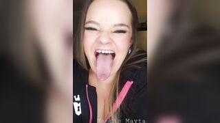 Mandie Maytag:  The Pornstar with the Big Tongue. A Compilation