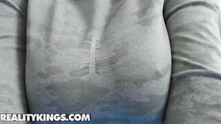 RealityKings - Big Titted Hot Alyssia Kent stretching with yoga and then with a