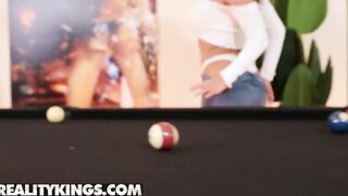 RealityKings - Long butt Luna Performer plays with more than just billiards