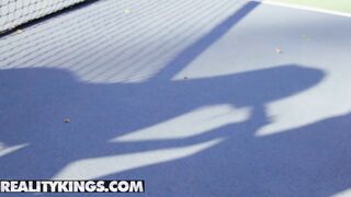 Reality Kings - Athletic chinese Vina Sky banged into locker room