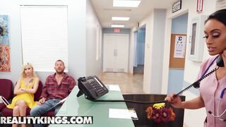 Reality Kings - Sneaky blonde Kiara Cole blows penis