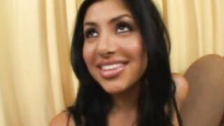 18 Year Old penis whore banged rough into threeway