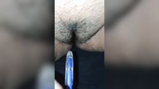 Turned On desi women masturbating with a pen