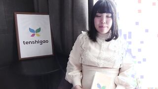 Japanese amateur Ryo with her Goddess white bra and lingerie comes to our hotel room for casting couch interview and offer head 4K pt2