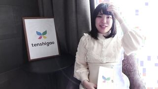 Japanese amateur Ryo with her Goddess white bra and lingerie comes to our hotel room for casting couch interview and offer head 4K pt2