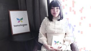 Japanese amateur Ryo with her Goddess white bra and lingerie comes to our hotel room for casting couch interview and offer head 4K pt2
