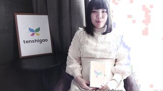 Japanese amateur Ryo with her Goddess white bra and lingerie comes to our hotel room for casting couch interview and offer head 4K pt2