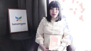 Japanese amateur Ryo with her Goddess white bra and lingerie comes to our hotel room for casting couch interview and offer head 4K pt2