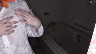 https://bit.ly/3lTu15W　Beautiful JK covered with lotion. She has sexual tiny hooters. Her short hair looks super and is adorable. Her doggy style sex and skinny body inside cowgirl are sexsual.