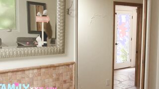 Freaky Little Barely Legal Sister Fucks Her Step Brother For Easter Quarantine
