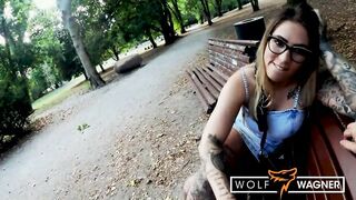 35D milf MELONS!! View me plowed her long fake hooters at the Park: Mia Blow - WolfWagner.Com