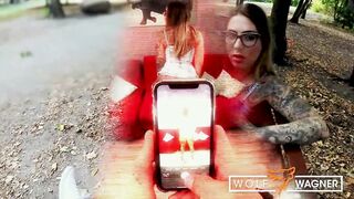 35D milf MELONS!! View me plowed her long fake hooters at the Park: Mia Blow - WolfWagner.Com