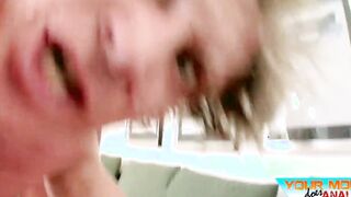 Analized - Blonde Mom Nikki Verona Anal 3Some